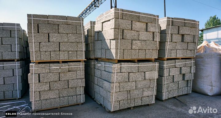 От 800 штук Шлакоблоки стеновые и перегородочные