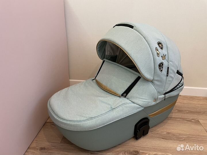 Коляска Adamex Cortina Special Edition 3 в 1. Мятн