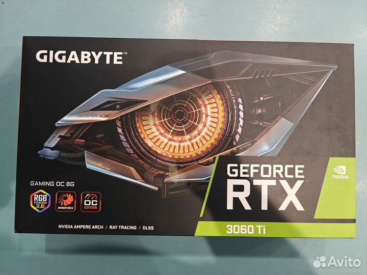 Видеокарта Rtx 3060ti от Gigabyte