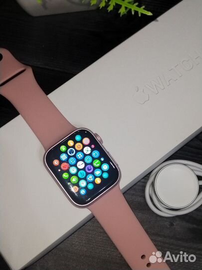 Электронные часы apple watch 8 41 mm розовые