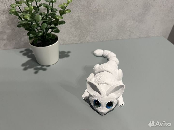 Песец подвижная игрушка / 3Д печать