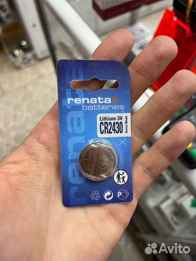 Батарейка Renata CR2430 (3В) BL-1