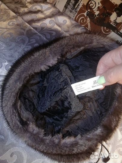 Шапка норковая