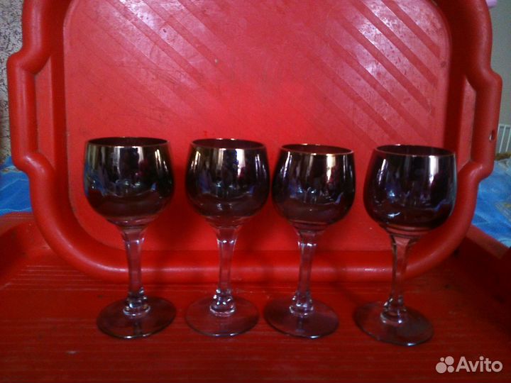 Фужеры много разных