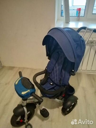 Детский велосипед с родительской ручкой