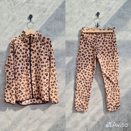 Спортивный костюм из флиса: толстовка и брюки H&M