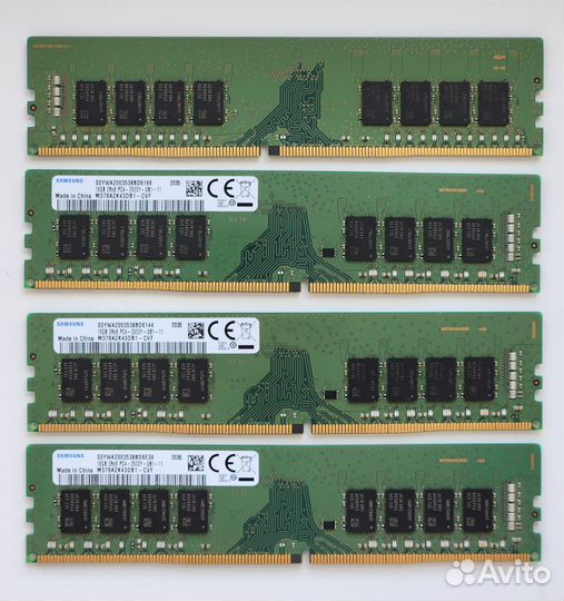 Оперативная память ddr4 16gb x2 samsung 2933