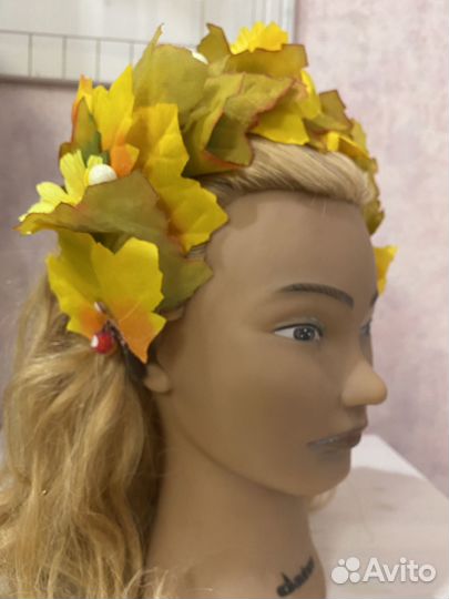 Ободок для волос ручной работы