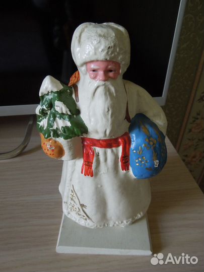 Дед Мороз 1956 г.папье-маше из Каталога