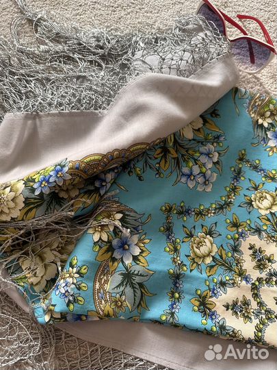 Павловопосадский платок шерсть