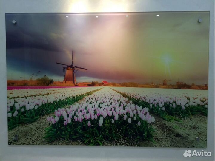 Панно из закалённого стекла