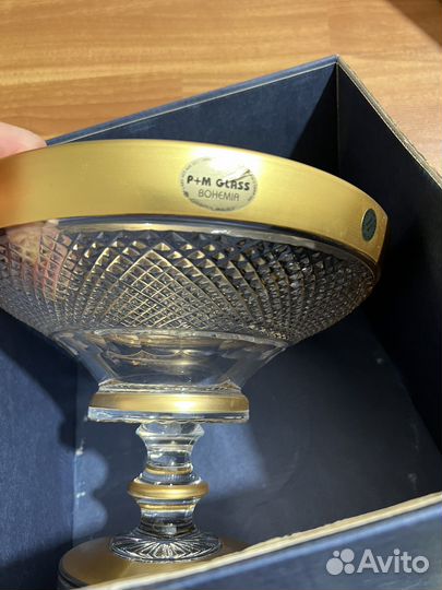 Ваза хрустальная