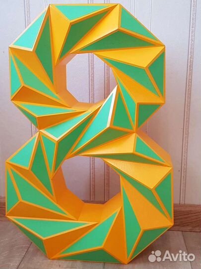 Интерьерные цифры для праздника