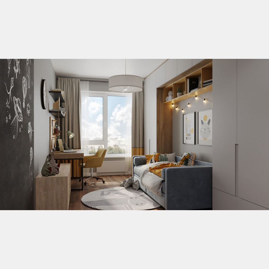 Квартира-студия, 28,8 м², 6/15 эт.