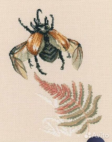 Вышивка крестиком Полет жука RTO
