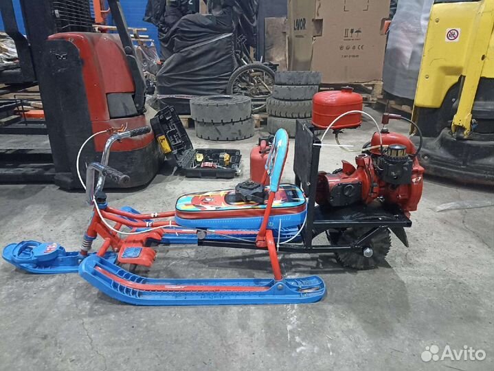 Самодельный снегокат