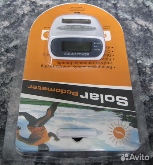 Шагомер HY-02T на солнечной батарее