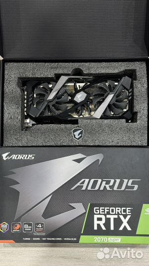 Видеокарта RTX 2070 super aorus