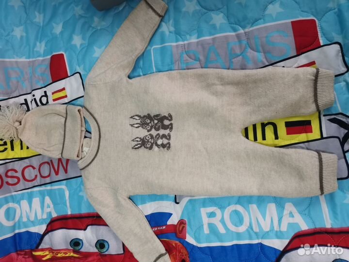 Комбинезон утеплённый, на 9-12 месяцев