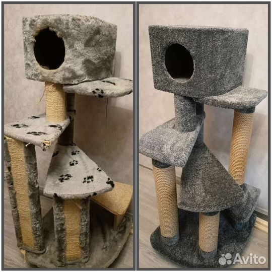 Когтеточка домик для кошки новый