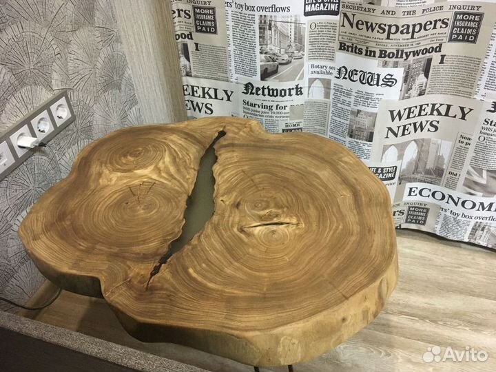 Журнальный столик круглый