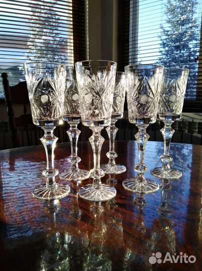 Фужеры хрустальные