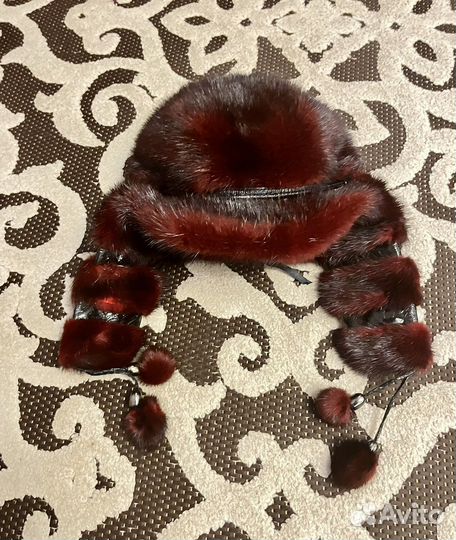 Шапка норковая женская натуральная