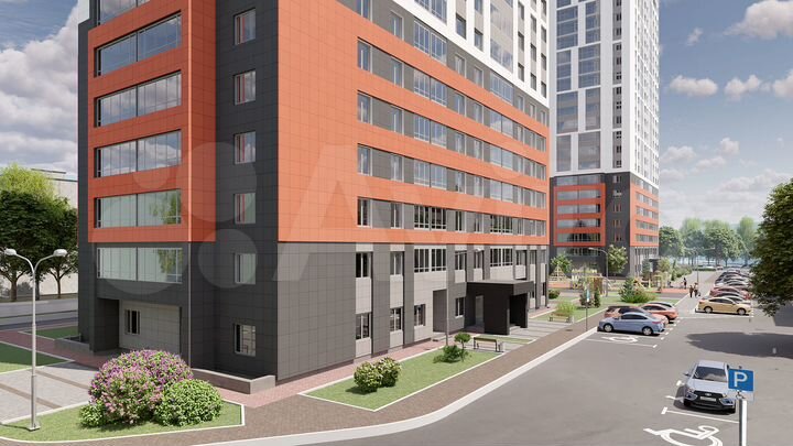 2-к. квартира, 55,4 м², 24/26 эт.