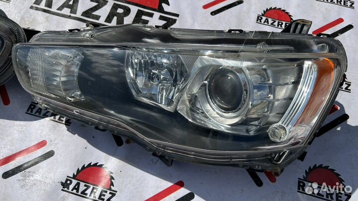 Фары Mitsubishi Lancer 10 ксенон оригинал
