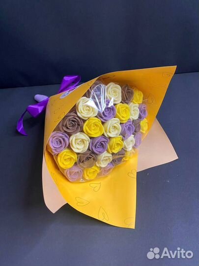 Розы из Бельгийского Шоколада - 29 шт в Букете