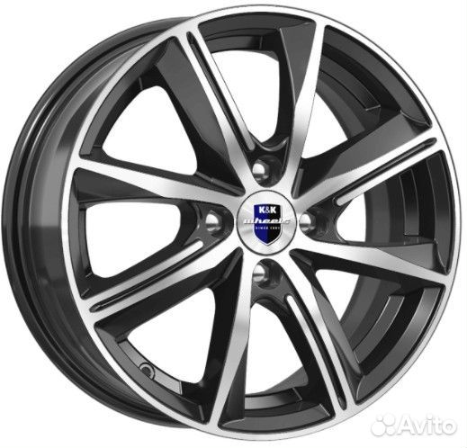 Диск K&K Арнар 7х17 PCD 5х105 ET 35 DIA 56,6 Алмаз