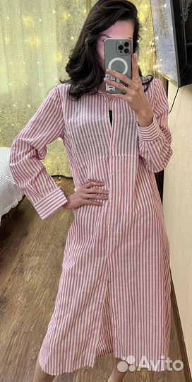 Летнее платье-рубашка