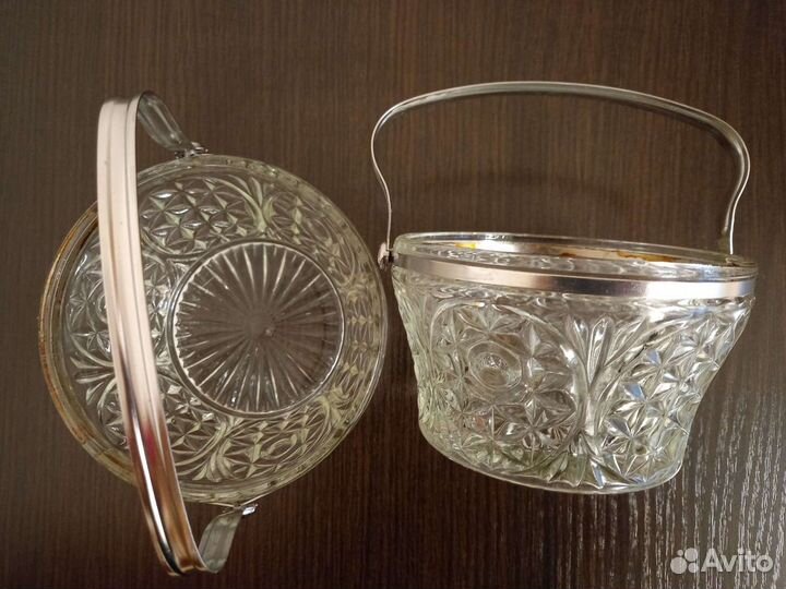 Конфетницы из стекла СССР