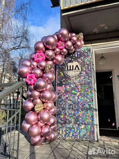 Оформление шарами / гирлянды из воздушных шаров