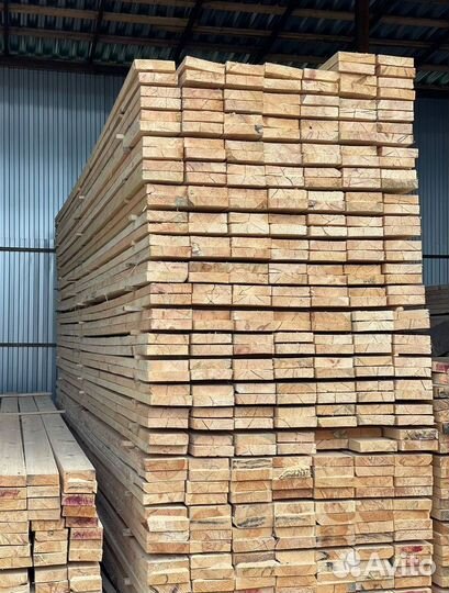 Брус обрезной 100х200х6000мм