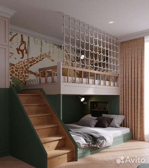 Детская кровать домик под заказ 3-5