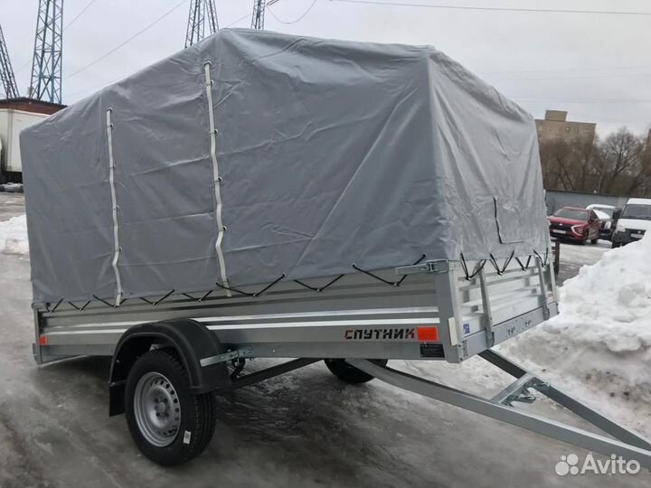 Прицеп легковой самосвал 3,0х1,5 с тентом Аэро