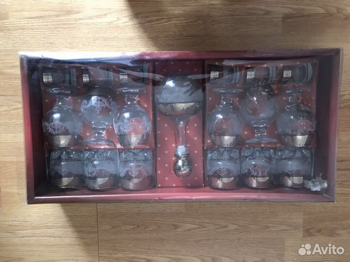 Набор бокал рюмок стаканов