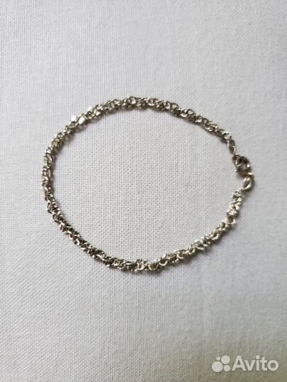 Серебряный браслет пробы 875 СССР 2г