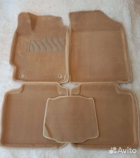 Текстильные коврики 3D Toyota Camry 2013-2017