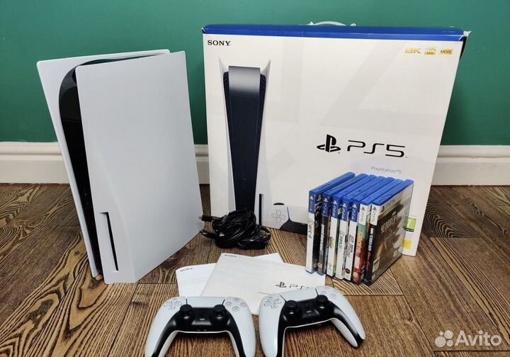 Sony playstation 5 + 100 игр