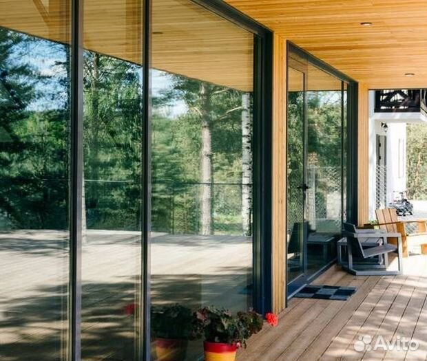 Алюминиевые окна раздвижные