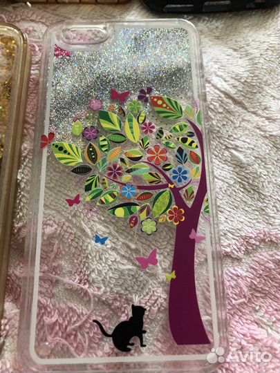 Чехлы для iPhone 6 жидкий блеск