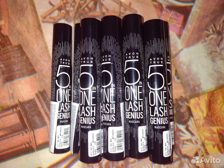 Многофункциональная тушь для ресниц 5 в 1 avon
