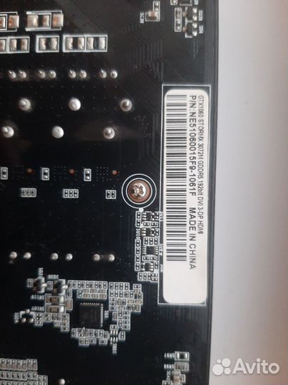 Gtx 1060 3gb srorm X