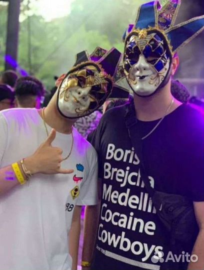 Маска венецианская карнавальная