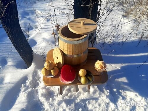 Кадка дубовая