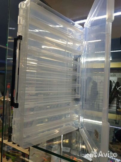 Коробочка двухсторонняя под 130 воблера 270*180*45