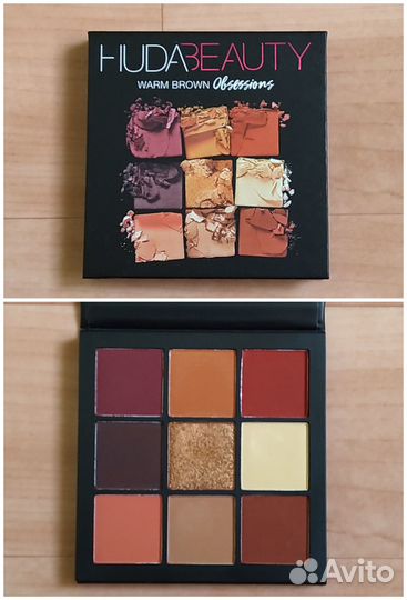Палетки теней Huda Beauty