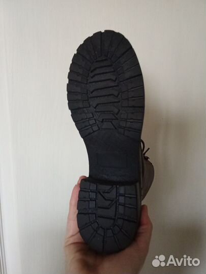 Берцы женские хаки 37 р. Кожа